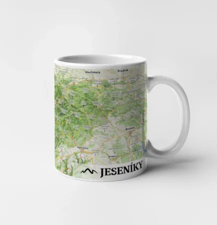 Hrnek - Jeseníky mapa