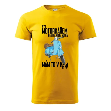 Být motorkářem nebyla moje volba skútr