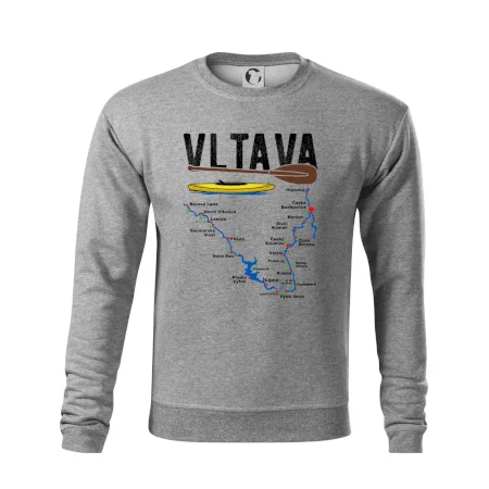 Mapa řeky Vltavy
