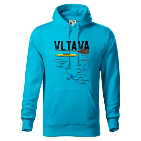 Mapa řeky Vltavy
