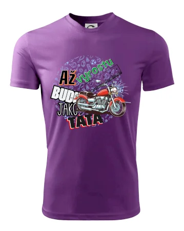 Až vyrostu budu jako táta - klasická motorka