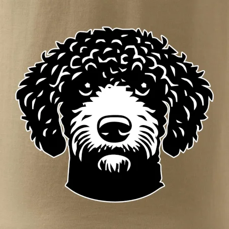 Lagotto romagnolo hlava na prsu
