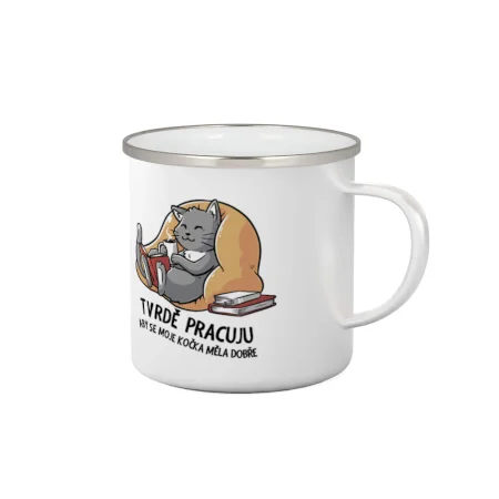 Tvrdě pracuju, aby se kočka měla dobře