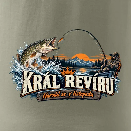 Listopadový rybář král revíru se štikou