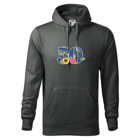 Květinové číslo kreslené - 50