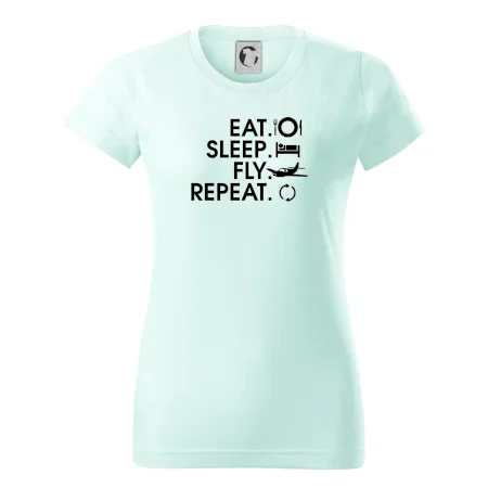 Eat sleep fly repeat
