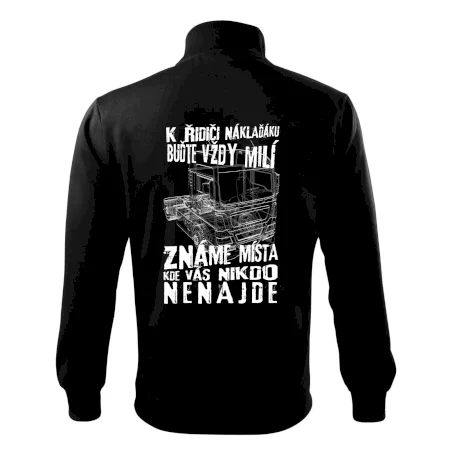 K řidiči náklaďáku buďte vždy milý