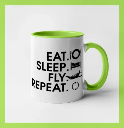 Eat sleep fly repeat