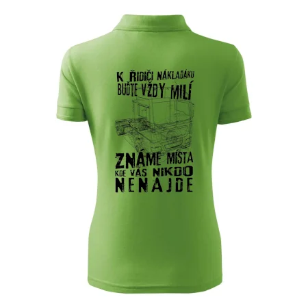K řidiči náklaďáku buďte vždy milý
