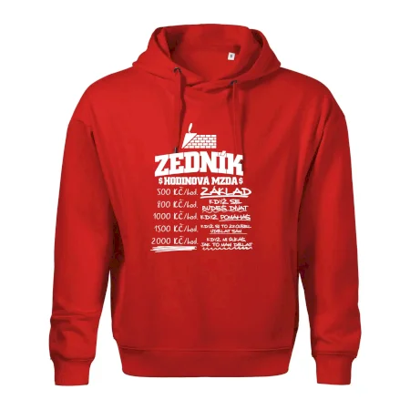 Hodinová mzda zedník