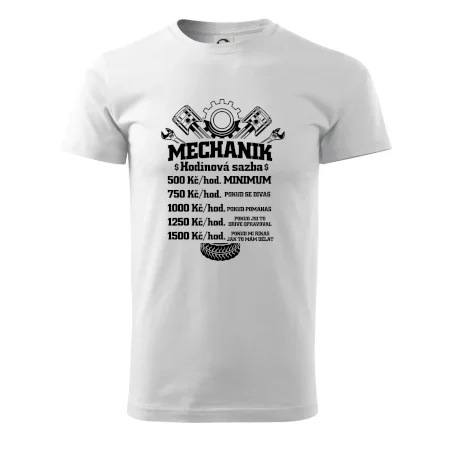 Mechanik - hodinová sazba
