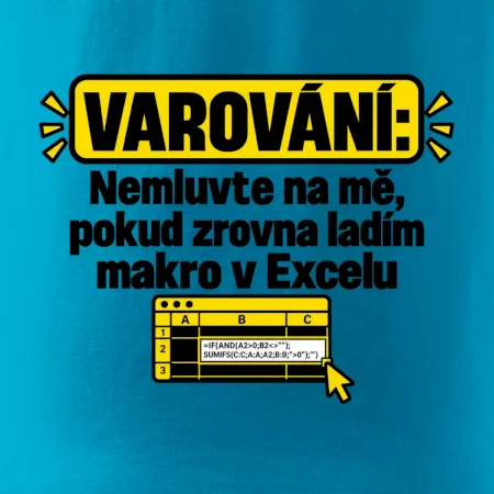 Varování nerušit při makru v excelu