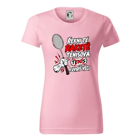 Badmintonová raketa není tenisová