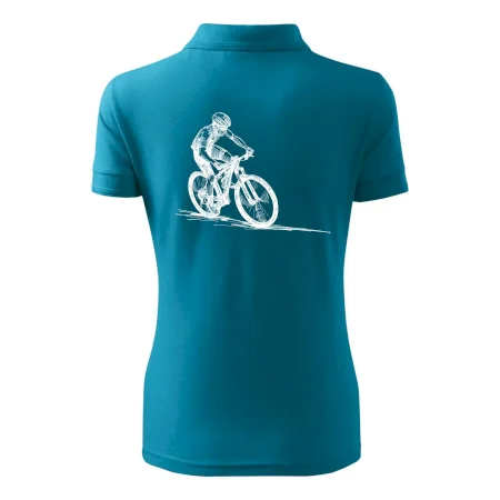 MTB kreslený cyklista