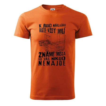 K řidiči náklaďáku buďte vždy milý