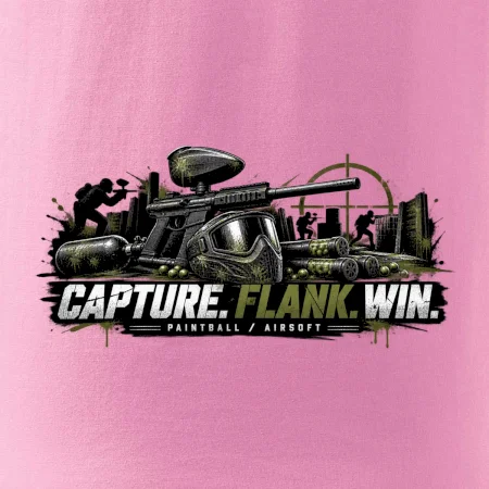 Taktika capture flank win paintball