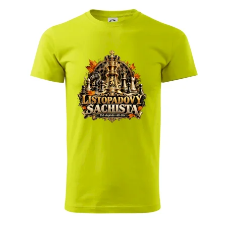 Listopadový šachista se zlatým králem