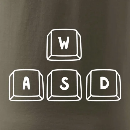 WASD klávesy - prso