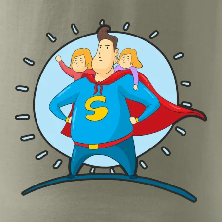 Táta superman - holka a holka