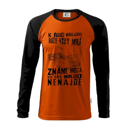 K řidiči náklaďáku buďte vždy milý