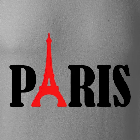 Paris nápis Eiffelova věž