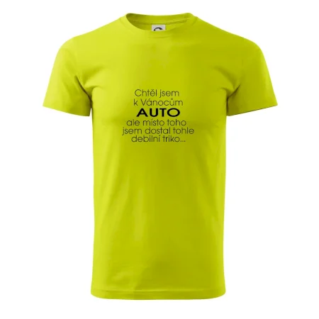 Chtěl jsem k Vánocům auto