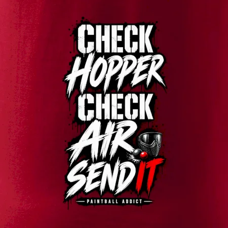 Kontrola zásobníku check hopper air paintball