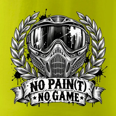 Motiv no paint no game s maskou