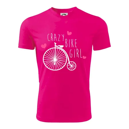 Crazy bike girl