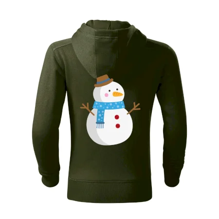 Sněhulák se šálou