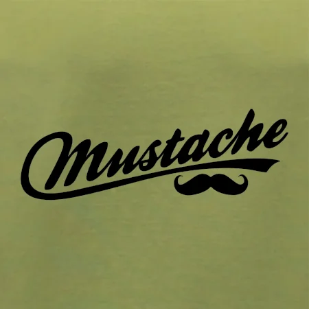 Mustache - nápis
