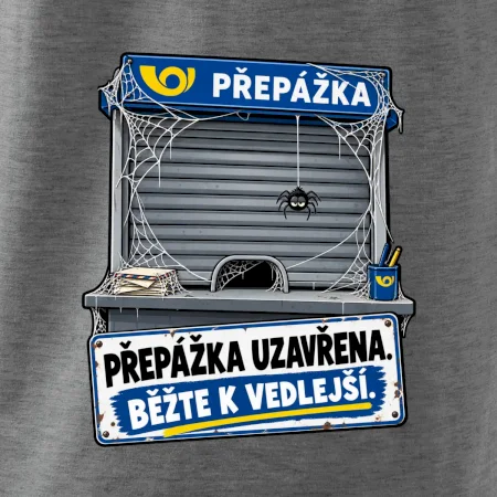 Přepážka uzavřena běžte k vedlejší