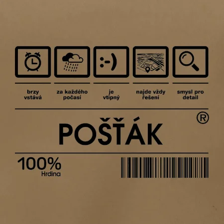 Čárový kód pošťák