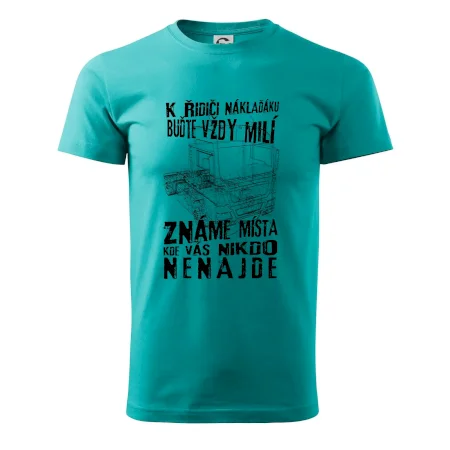 K řidiči náklaďáku buďte vždy milý