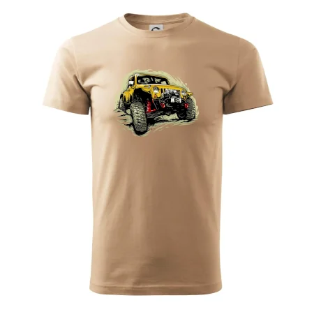 Žlutý offroad s navijákem