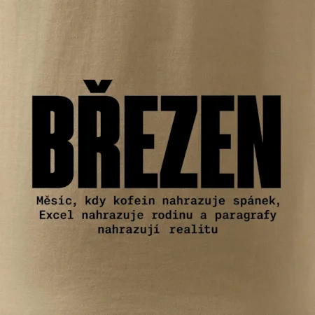 Březen kofein místo spánku