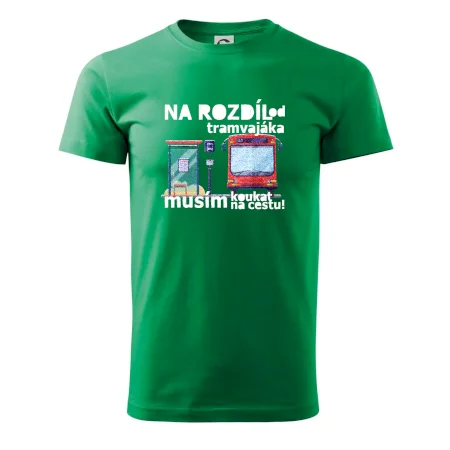 Na rozdíl od tramvajáka musím koukat na cestu