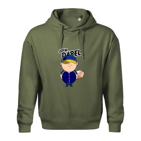 Jsem ďábel doručovatel modro žlutý