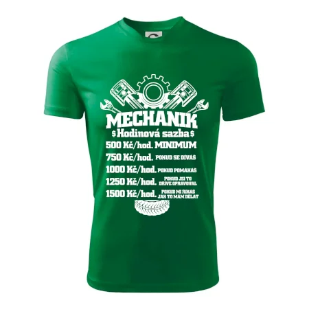 Mechanik - hodinová sazba