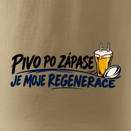 Pivo po zápase je moje regenerace