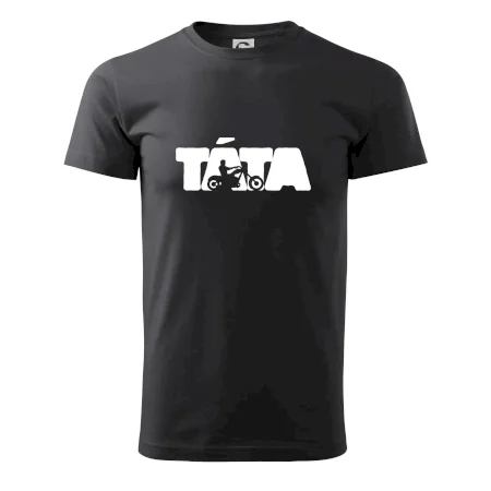 Táta nápis - motorka chopper