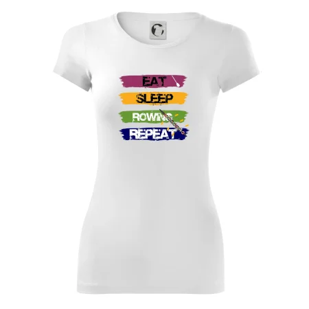 Eat sleep rowing repeat barevné