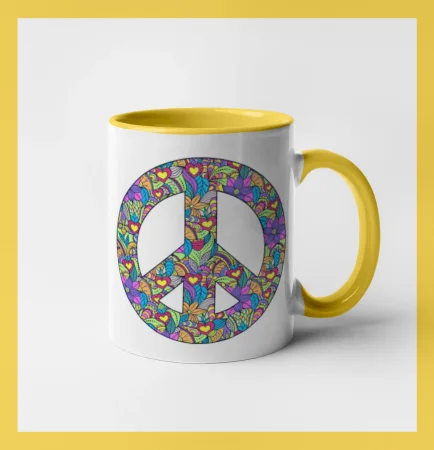 Peace symbol mandela
