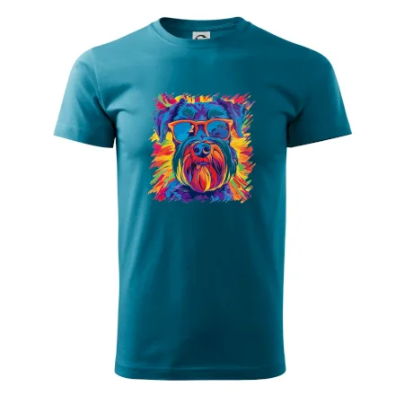 Knírač barevný styl 70s