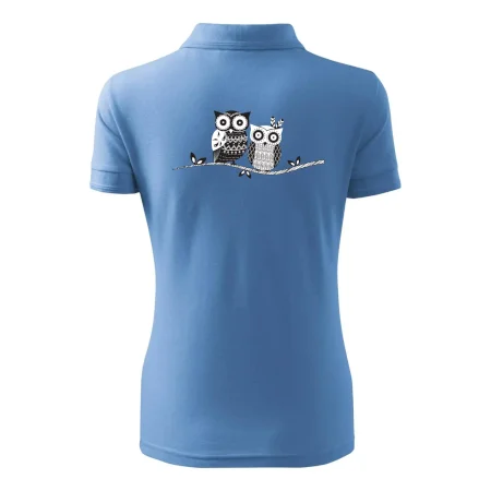 Dvě sovy abstraktní