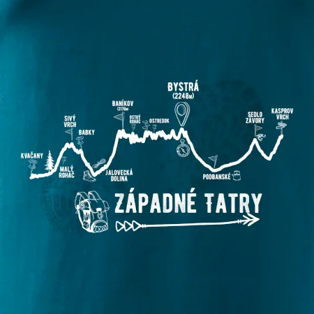 Profil kopca Západné tatry