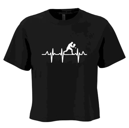EKG stolní tenista stojící