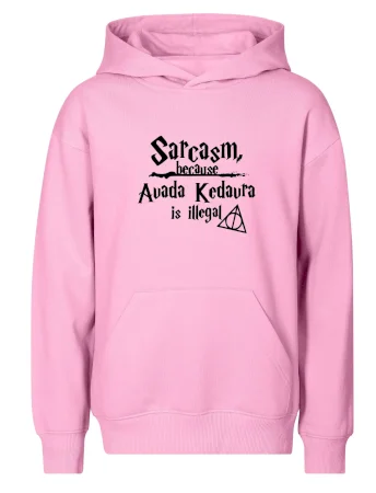 Harry - Sarcasm, because Avada Kedavra is illegal
