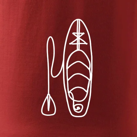 Paddleboard jedním tahem