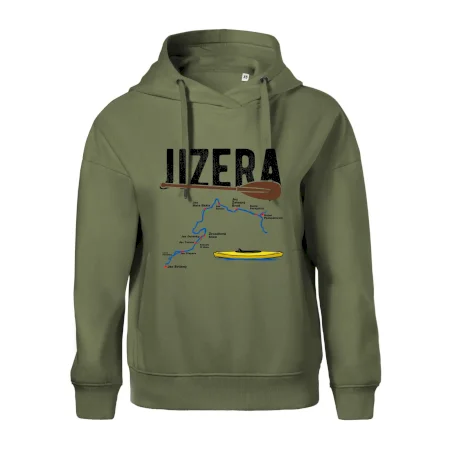 Mapa řeky Jizery